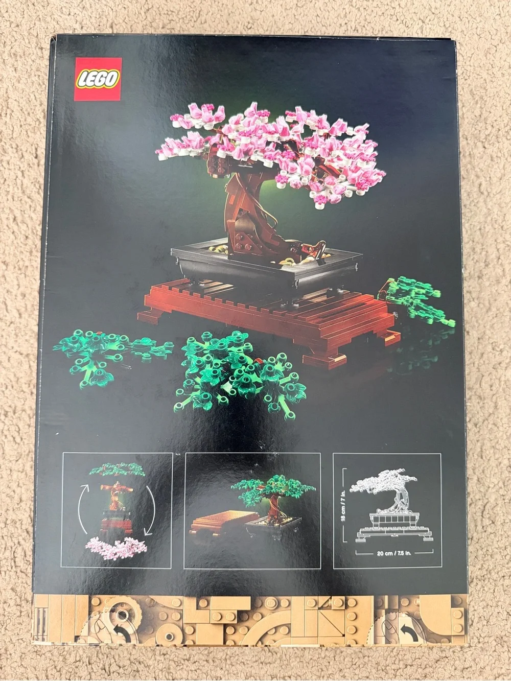 🎋 NEW LEGO 🎋 Botanical Collection Bonsai Tree - Green and Brown Decorative Set